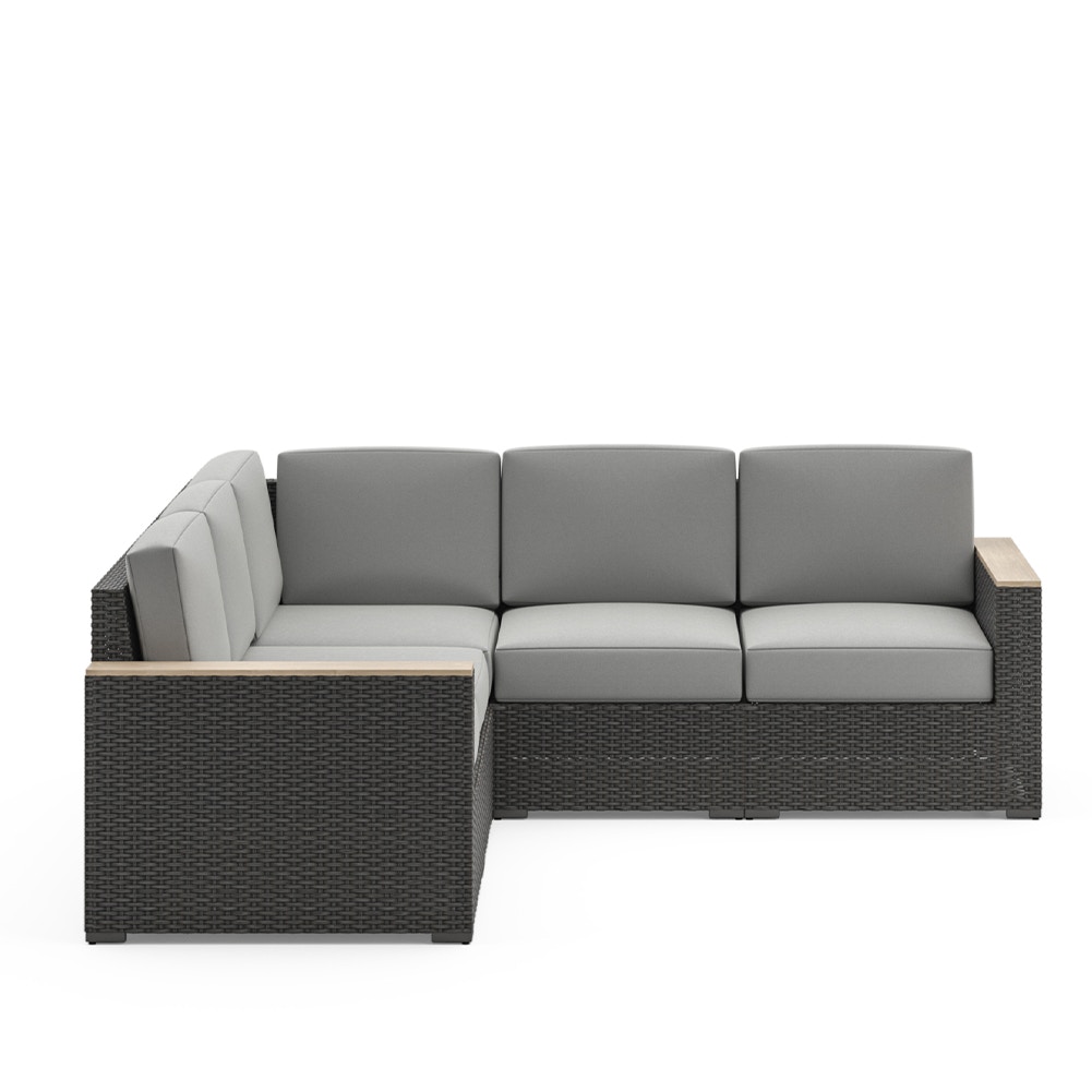 Homestyles 6801-41 5-Seat Sectional Grey Homestyles 6801-41 5-Seat Sectional Grey